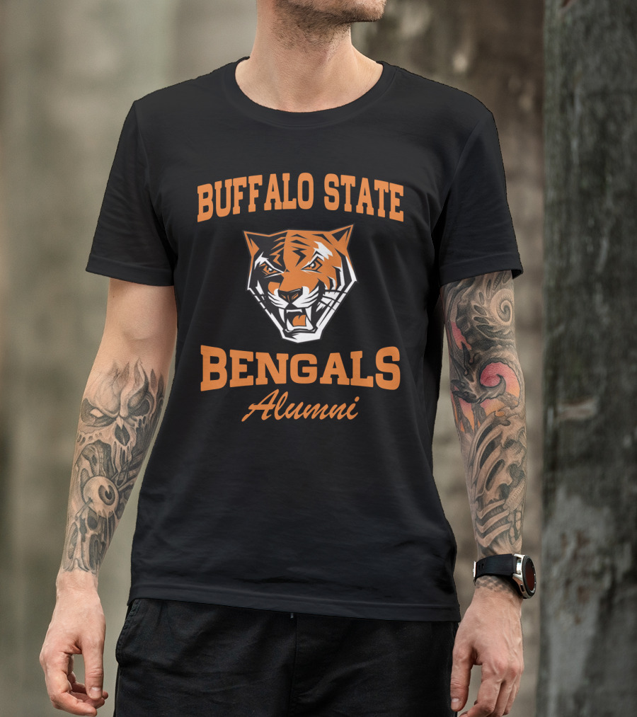 Buffalo State Bengals Alumni Tiger Mascot T-Shirt