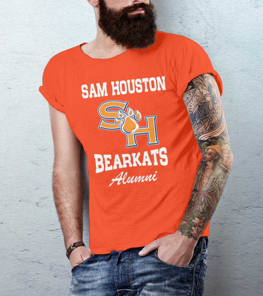 Sam Houston Bearkats Alumni SH Paw T-Shirt