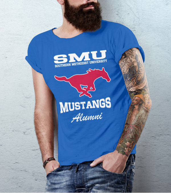 SMU Southern Methodist University Mustangs Alumni T-Shirt