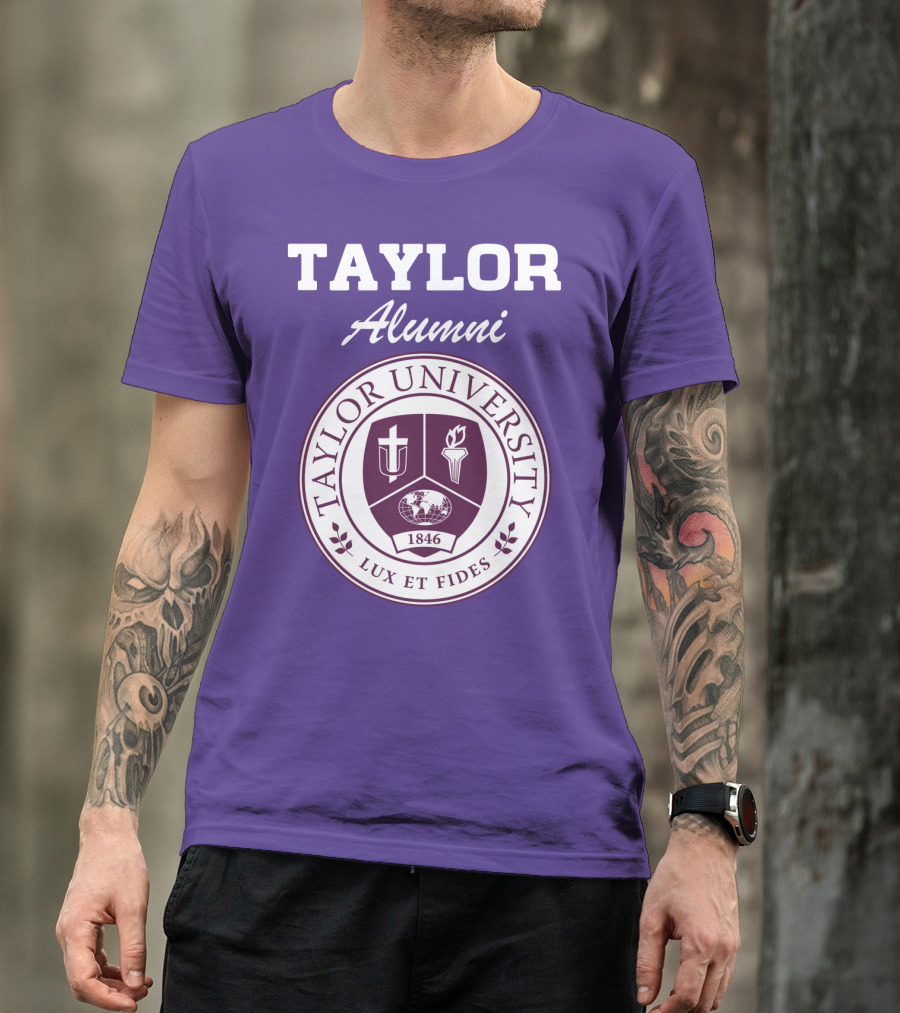 Taylor University Alumni Lux Et Fides 1846 T-Shirt