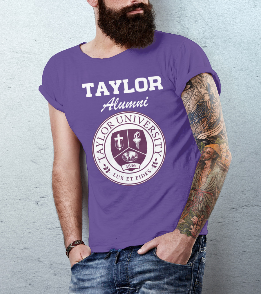 Taylor University Alumni Lux Et Fides 1846 T-Shirt