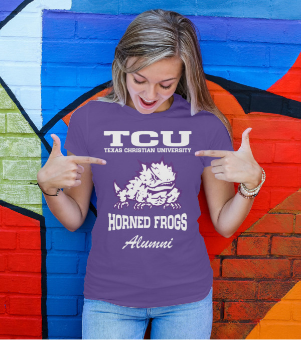 TCU Texas Christian University Horned Frogs Alumni T-Shirt