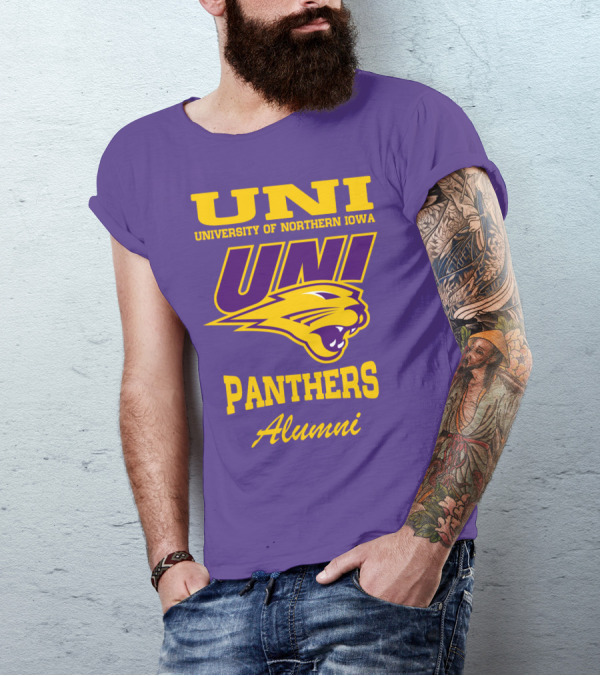 UNI University Of Northern Iowa Panthers Alumni T-Shirt