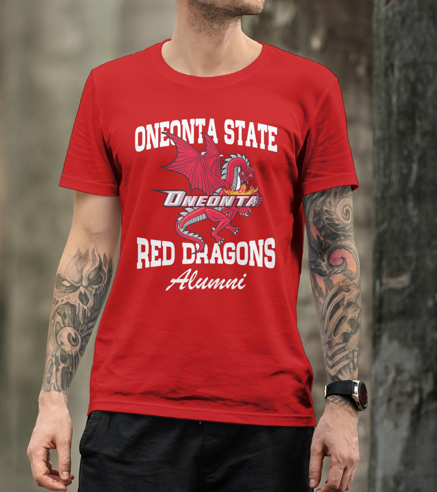 Oneonta State Red Dragons Alumni T-Shirt