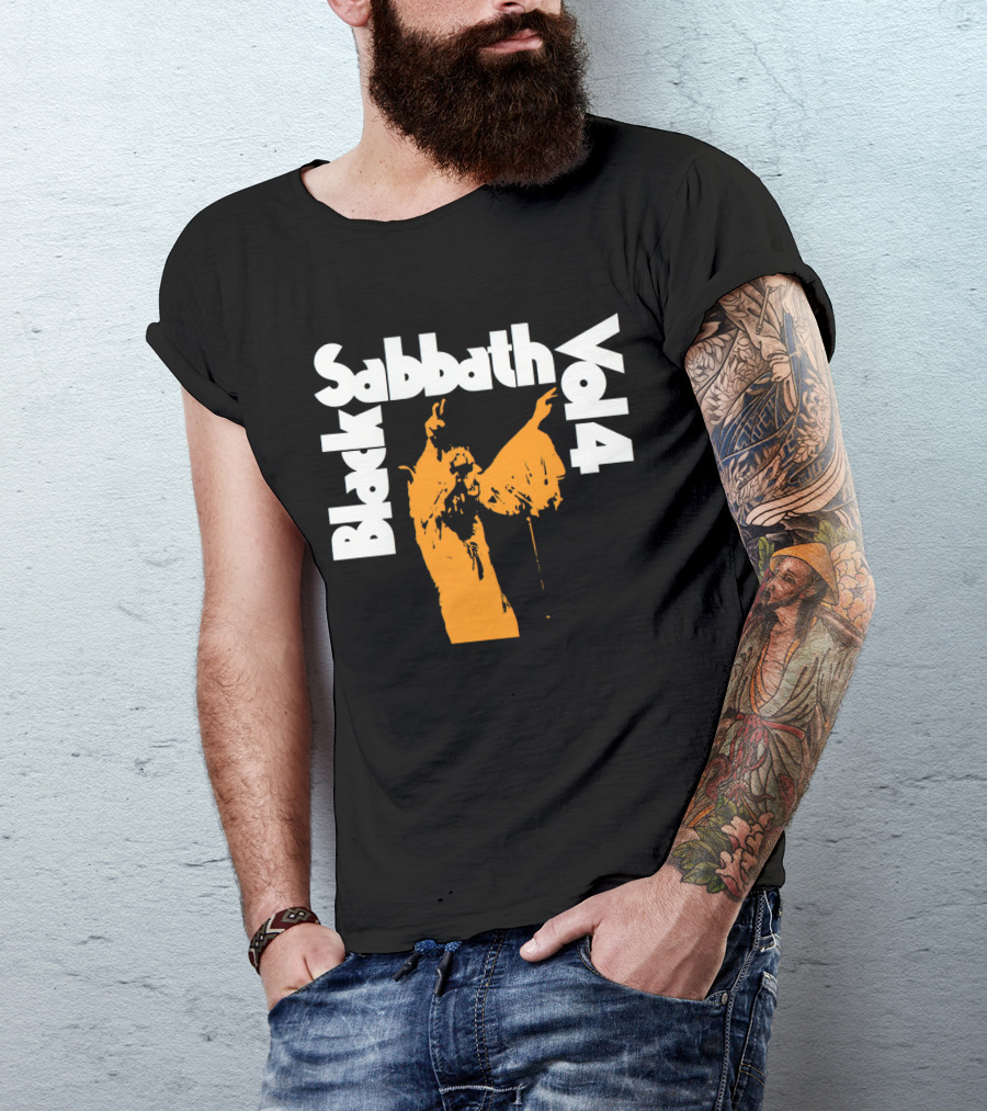 Black Sabbath Vol 4 Black T-Shirt
