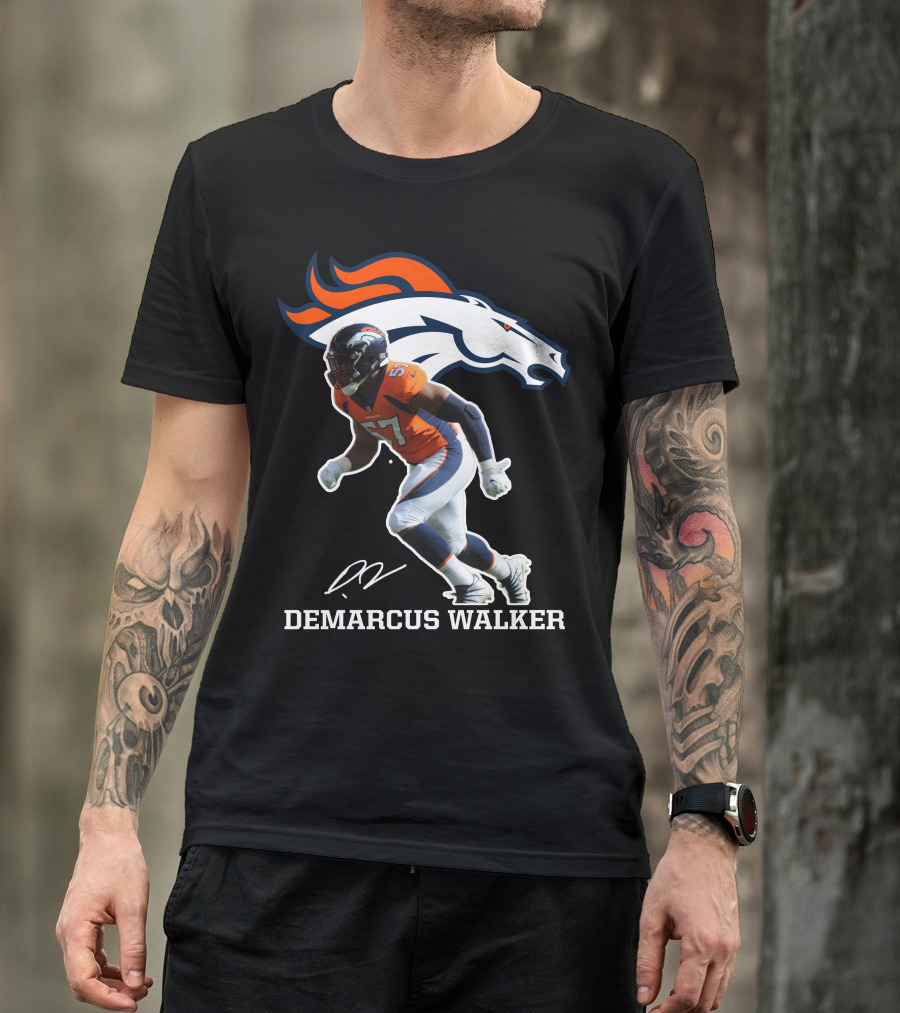 Demarcus Walker Denver Broncos 57 Football Player T-Shirt