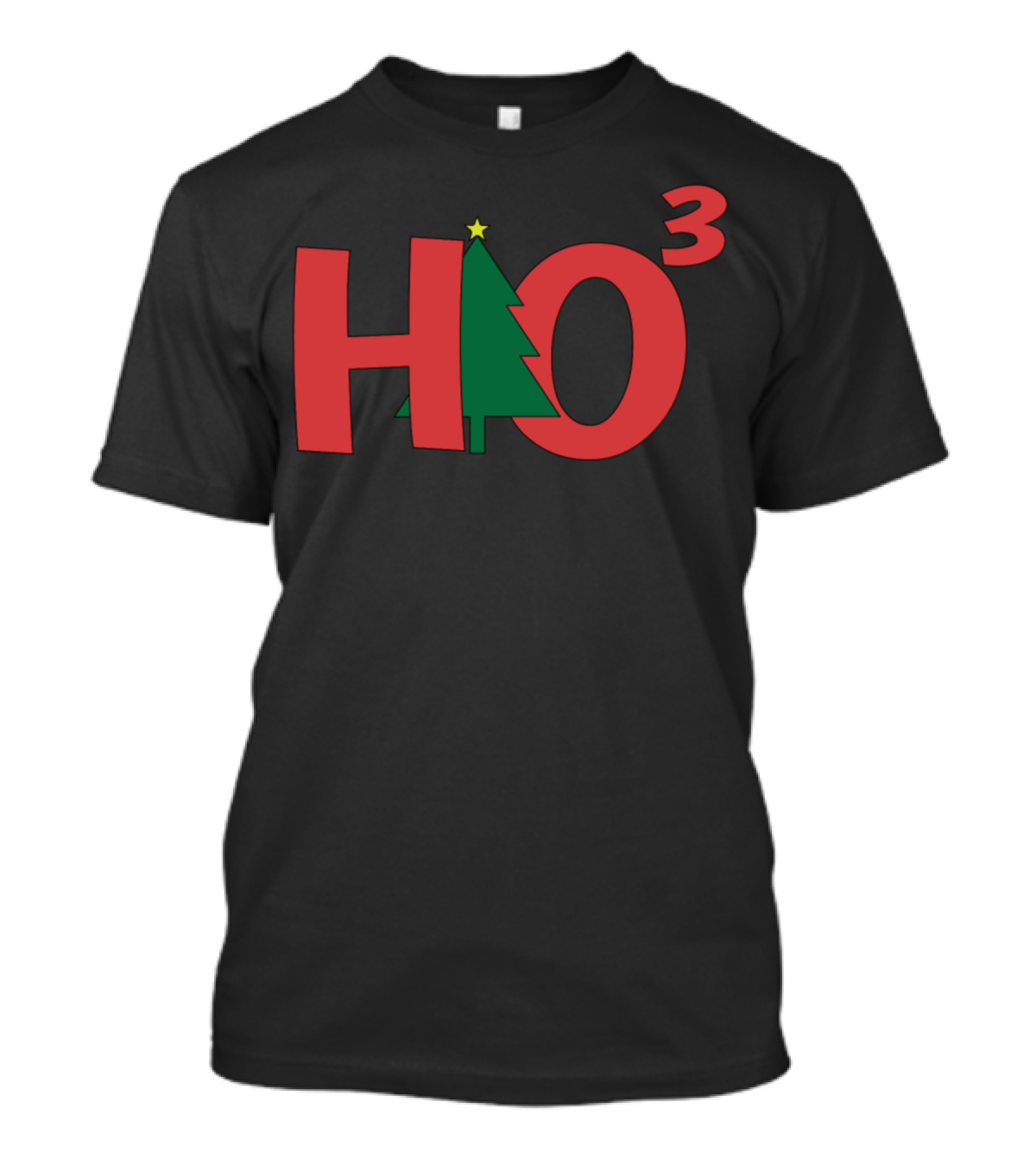 Fun Math Ho3 Christmas Tree Ho Ho Nerd T-Shirt