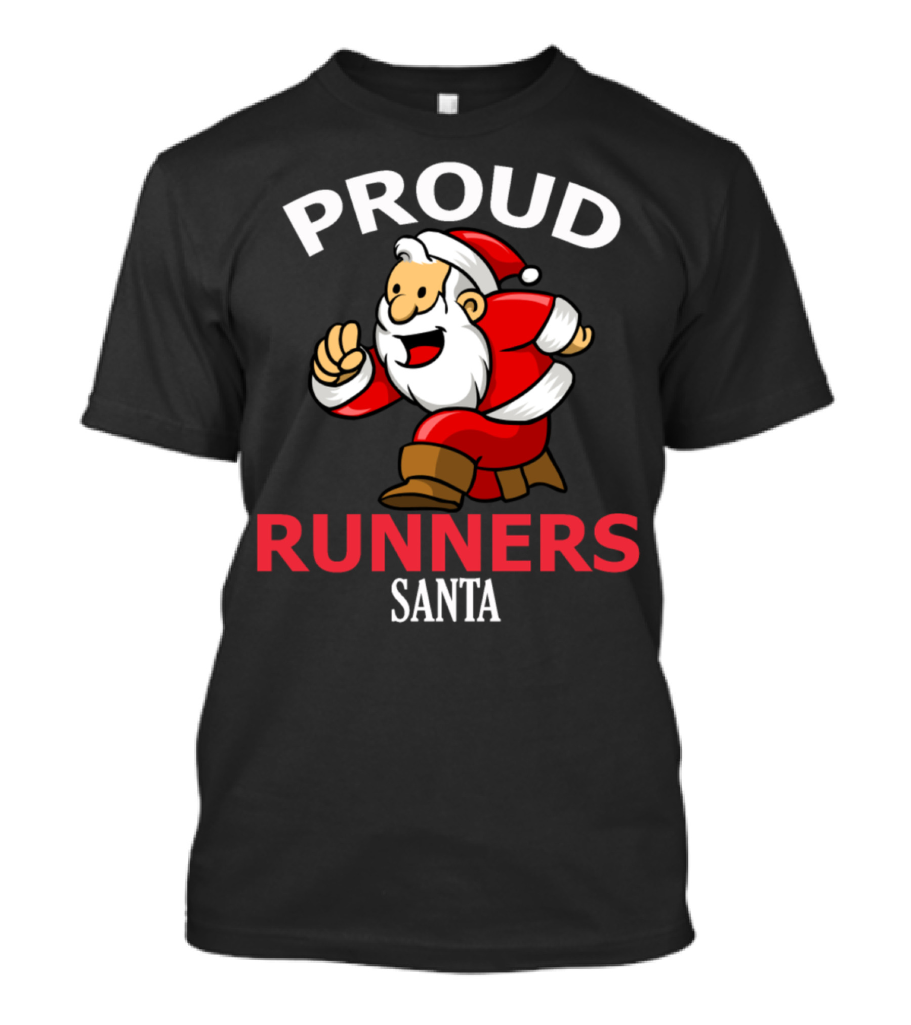 Proud Runners Santa T-Shirt
