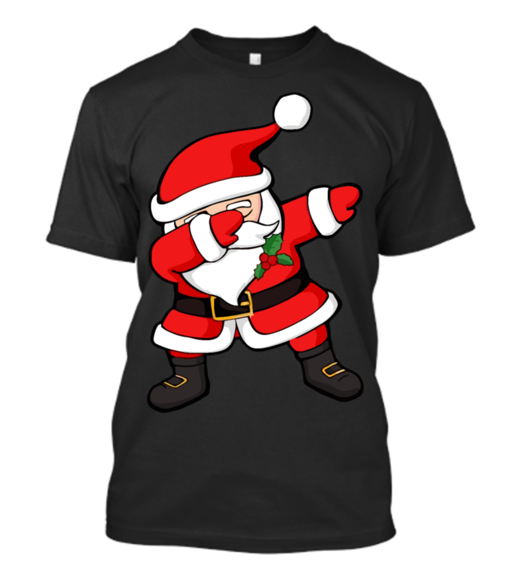 Funny Santa Dabbing Christmas Dance T-Shirt