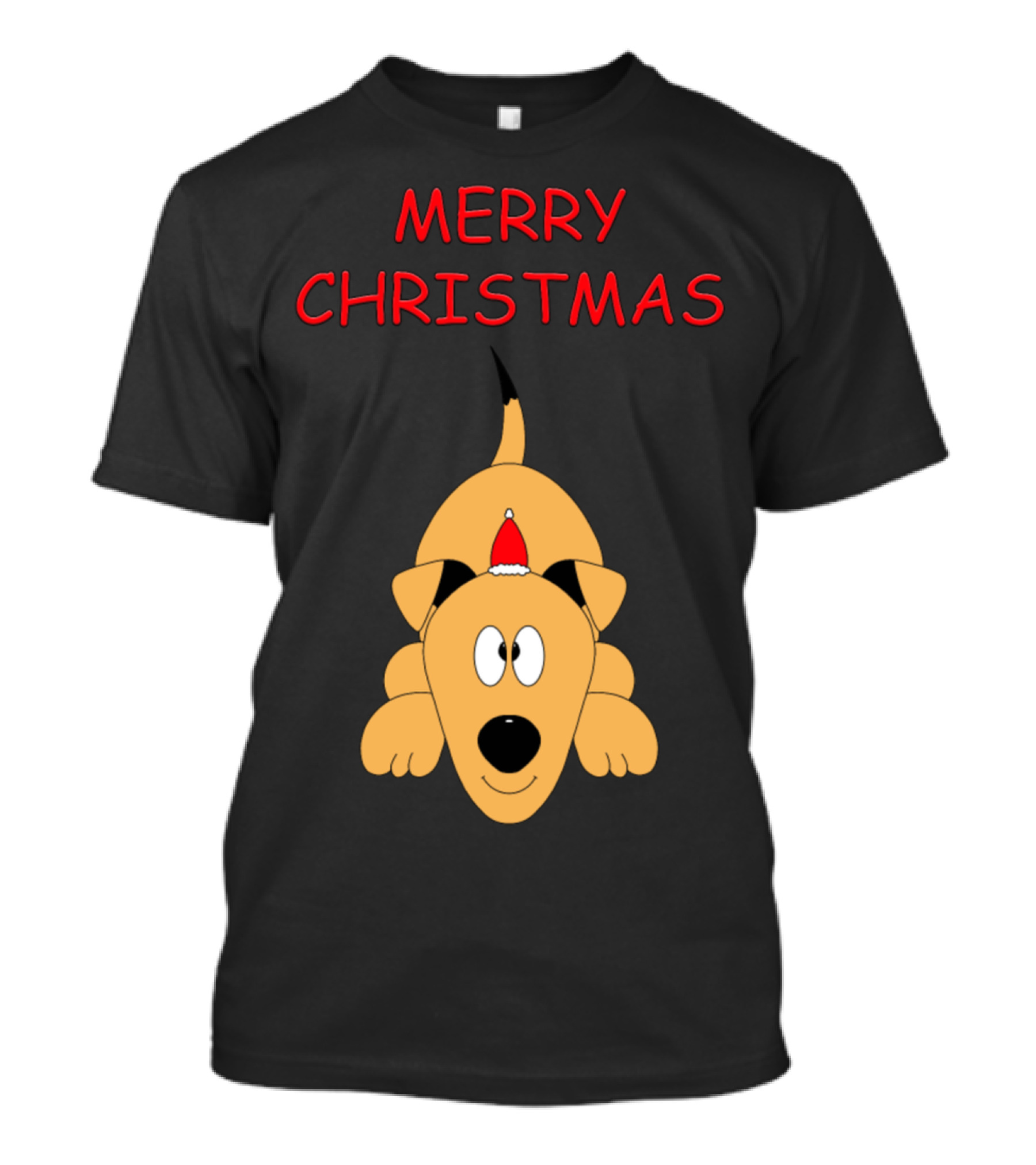Merry Christmas Funny Dog T-Shirt