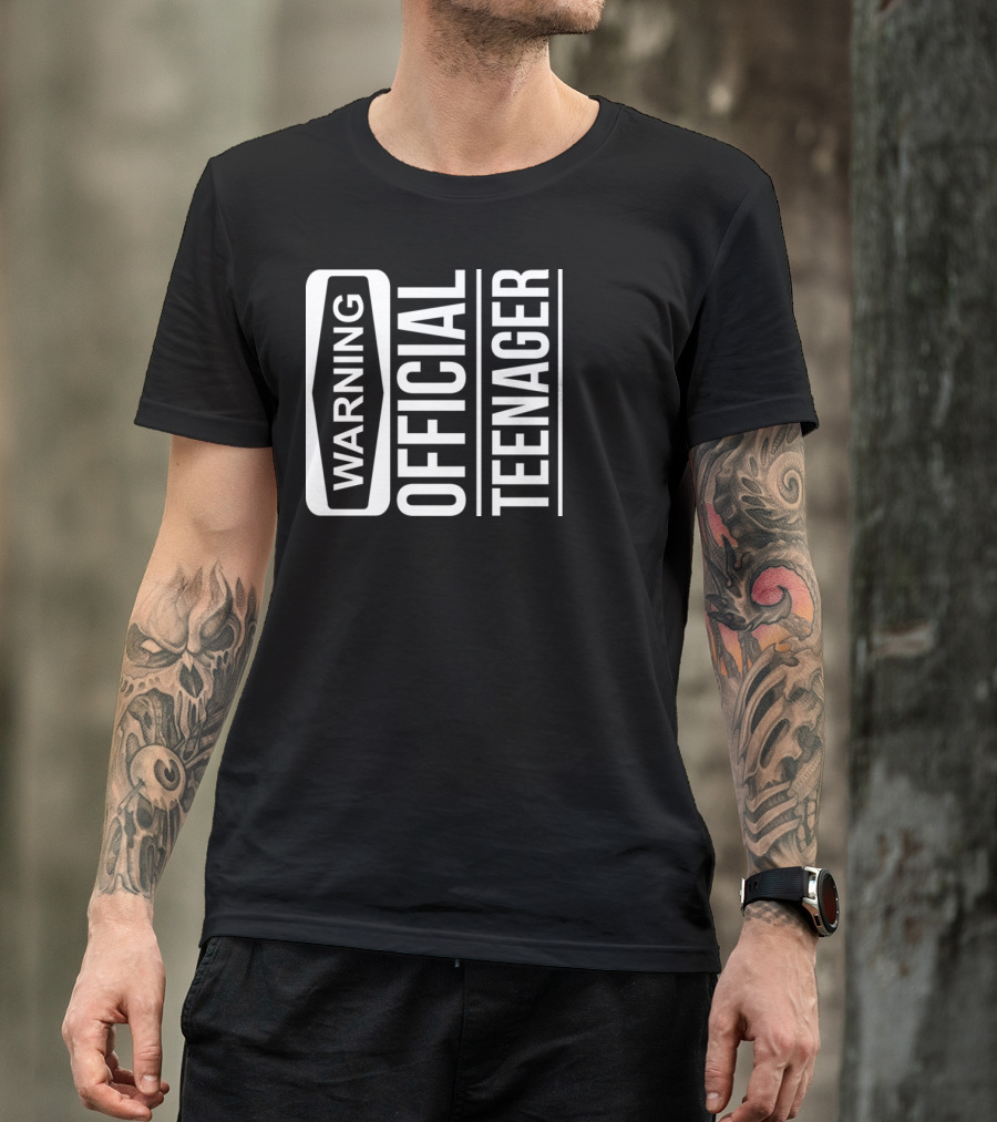 Warning Official Teenager T-Shirt