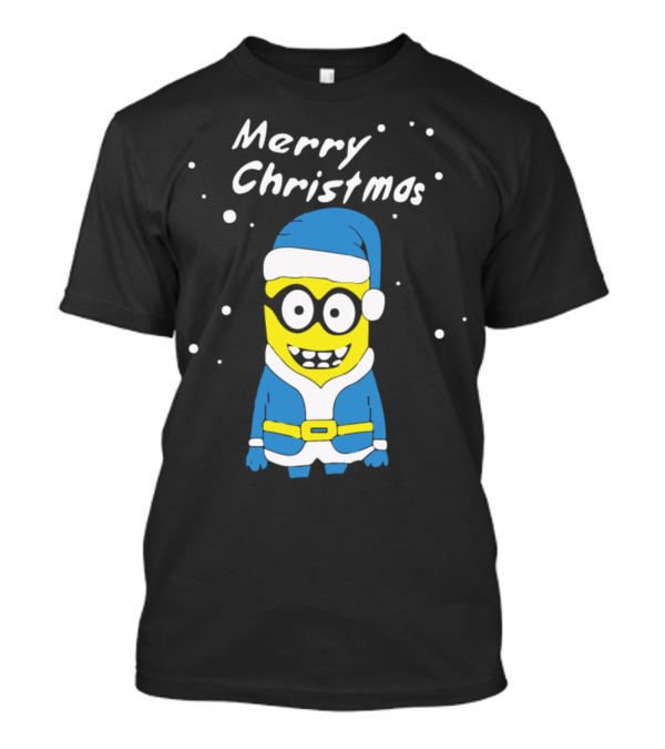Merry Christmas Funny Minions Santa T-Shirt