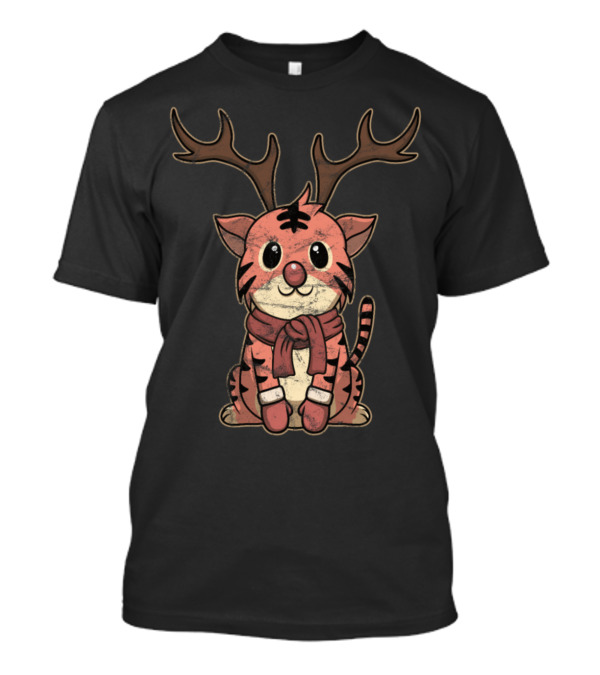Animal Kid Tiger Reindeer Hybrid T-Shirt