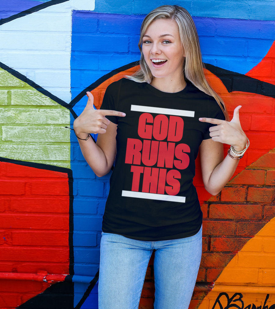 God Runs This Christian T-Shirt