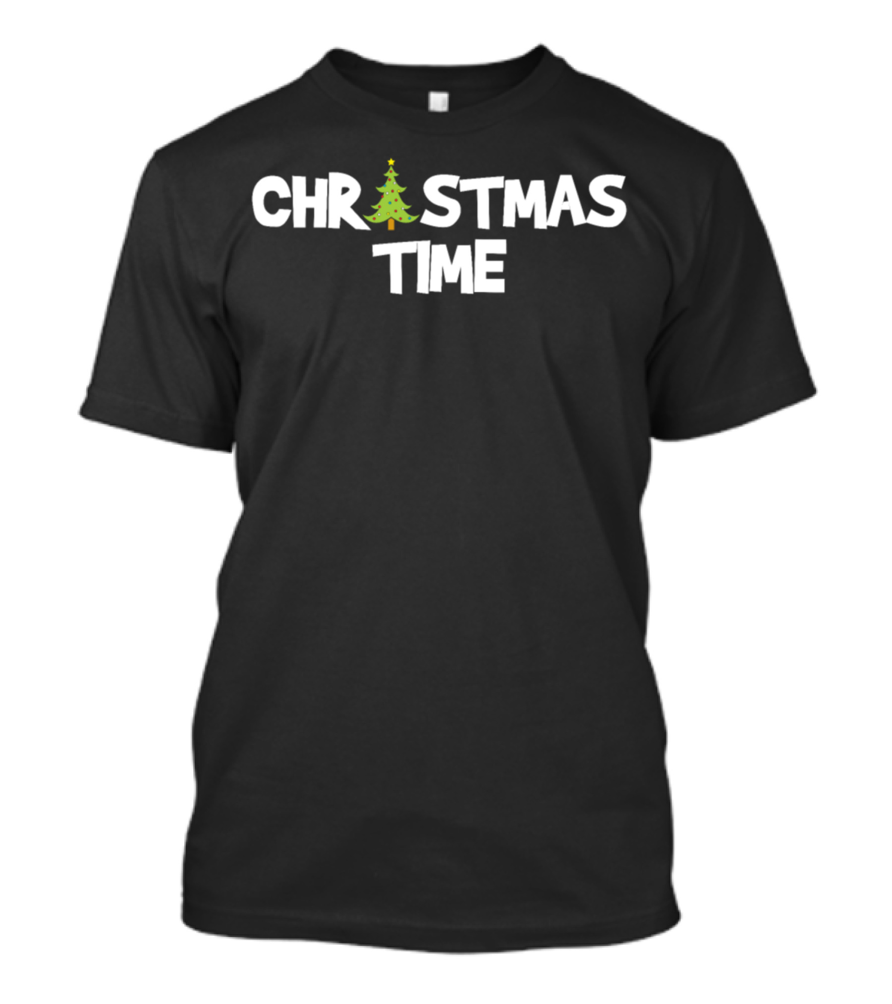 Christmas Time Kids Birthday Winter Tree T-Shirt