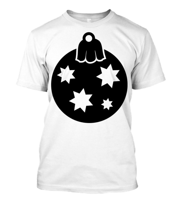 Christmas Tree Ornament Ball With Stars T-Shirt
