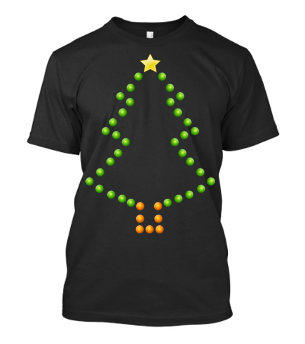 Star Topped Christmas Tree Lights T-Shirt