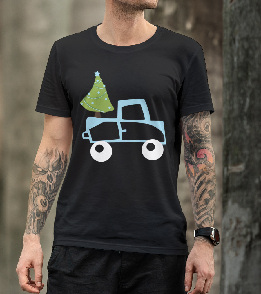 Vintage Truck With Christmas Tree T-Shirt