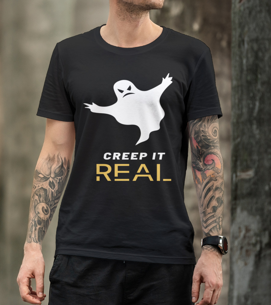 Creep It Real Ghost Halloween Spirit T-Shirt