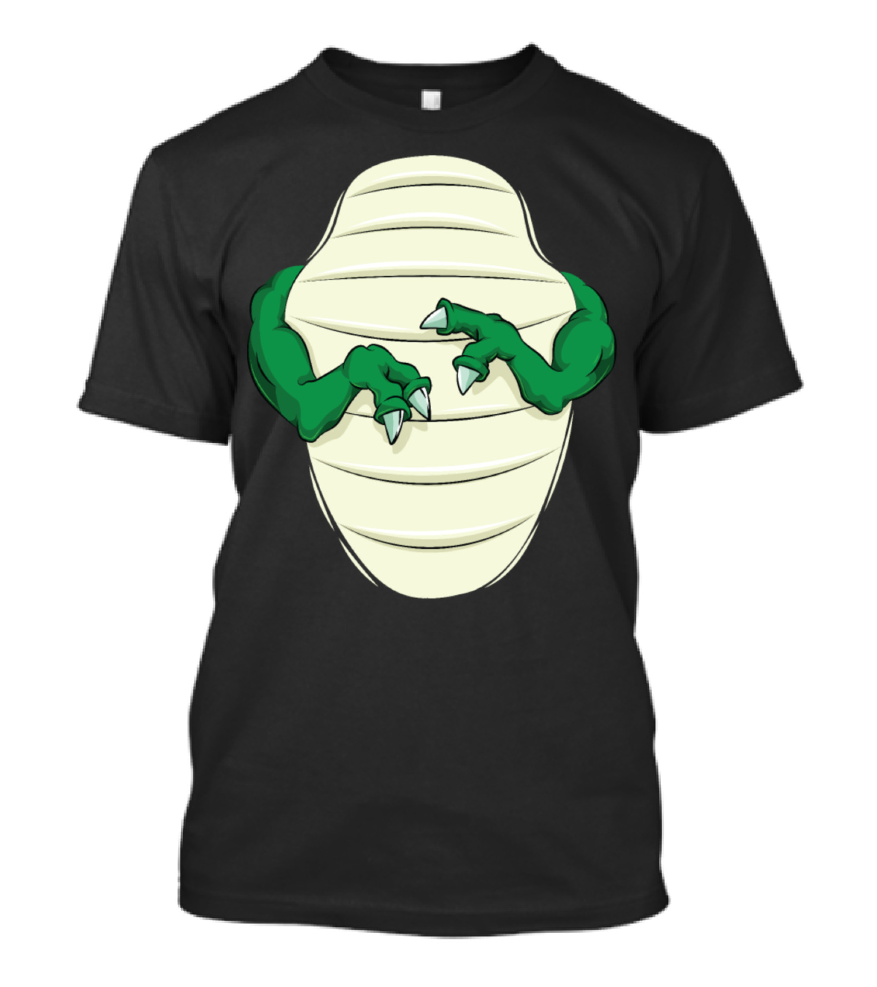 Dinosaur Ribcage With Green Claws T-Shirt
