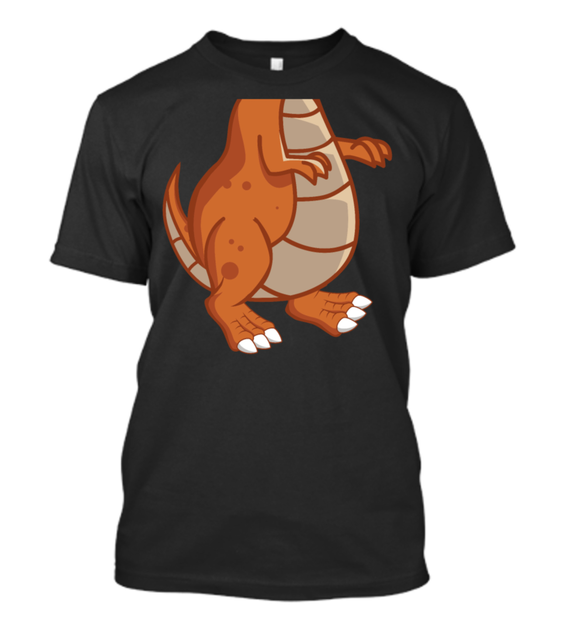 Funny Dinosaur Print Lazy T-Rex T-Shirt