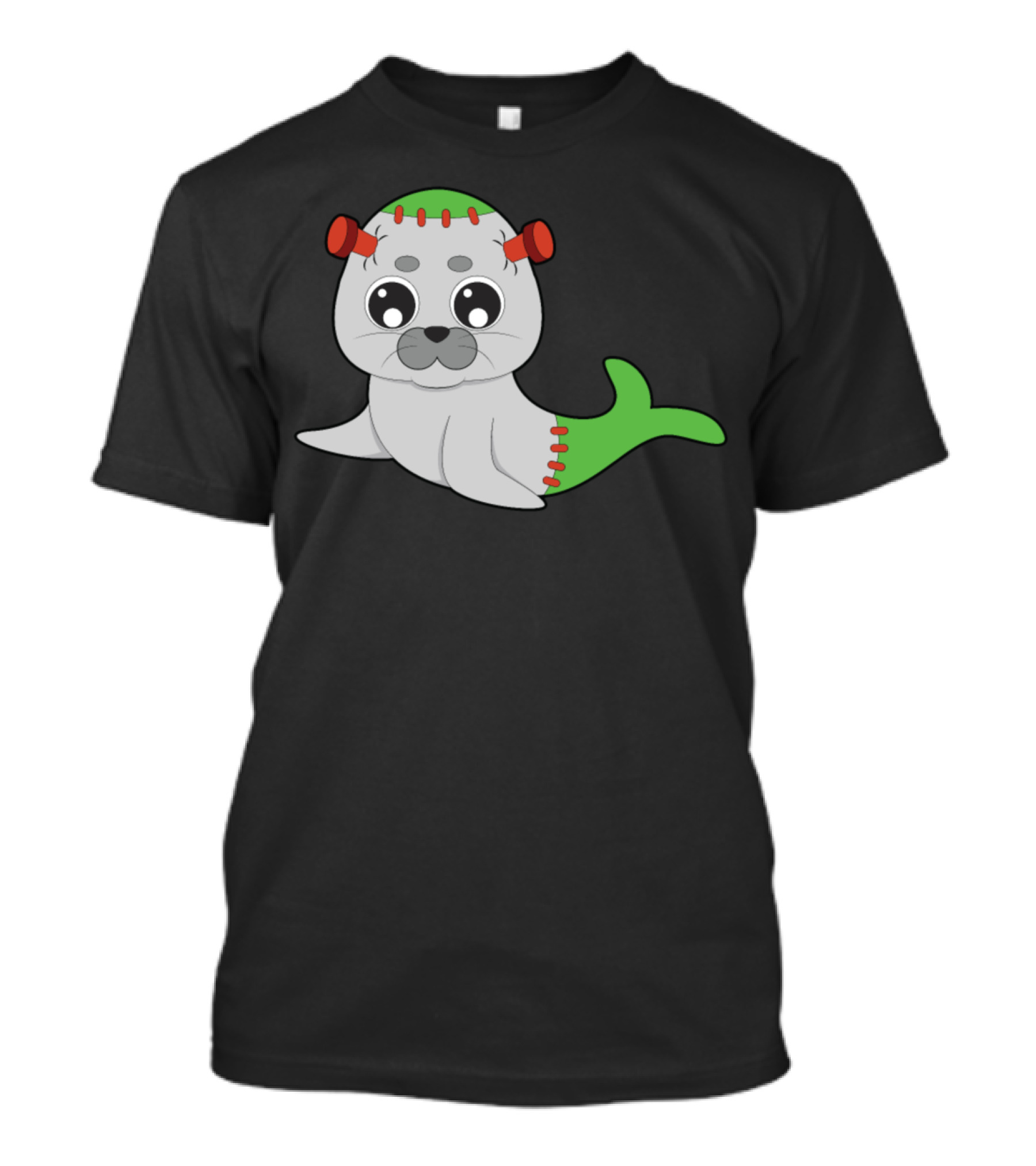 Halloween Frankenstein Cute Seal Animal T-Shirt