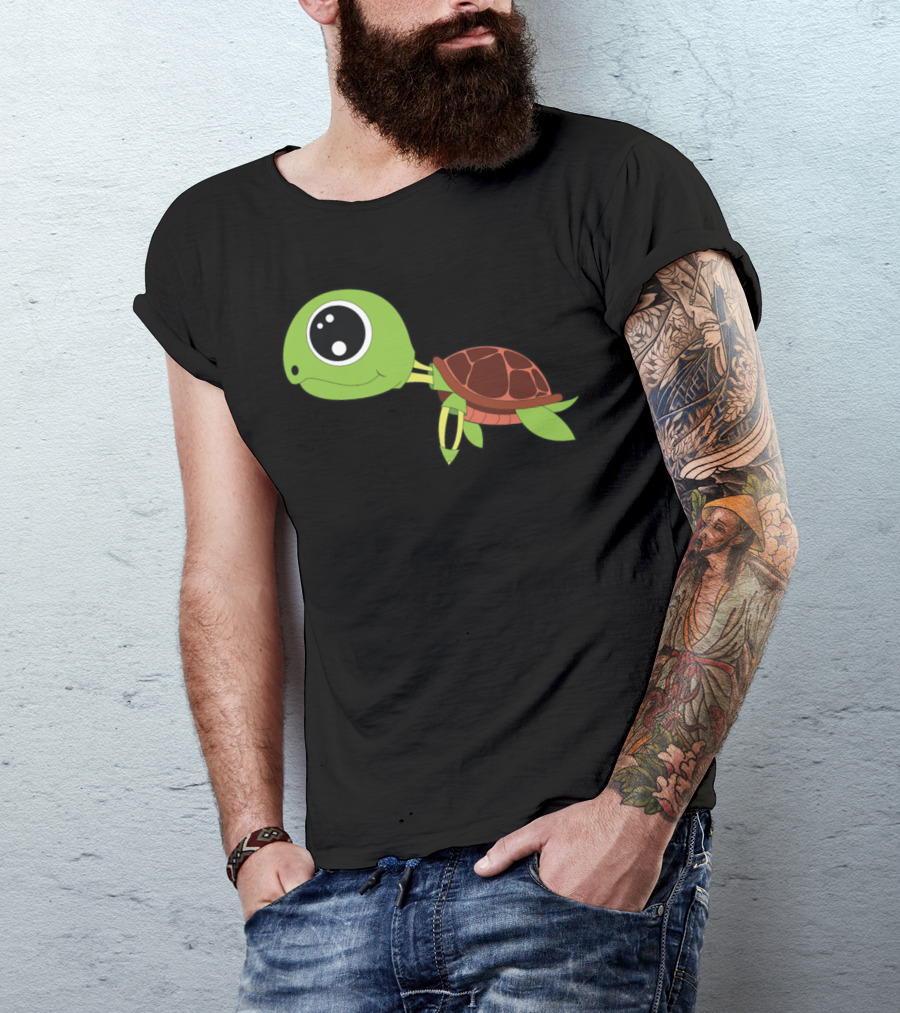 Halloween Animals Turtle Skeleton T-Shirt