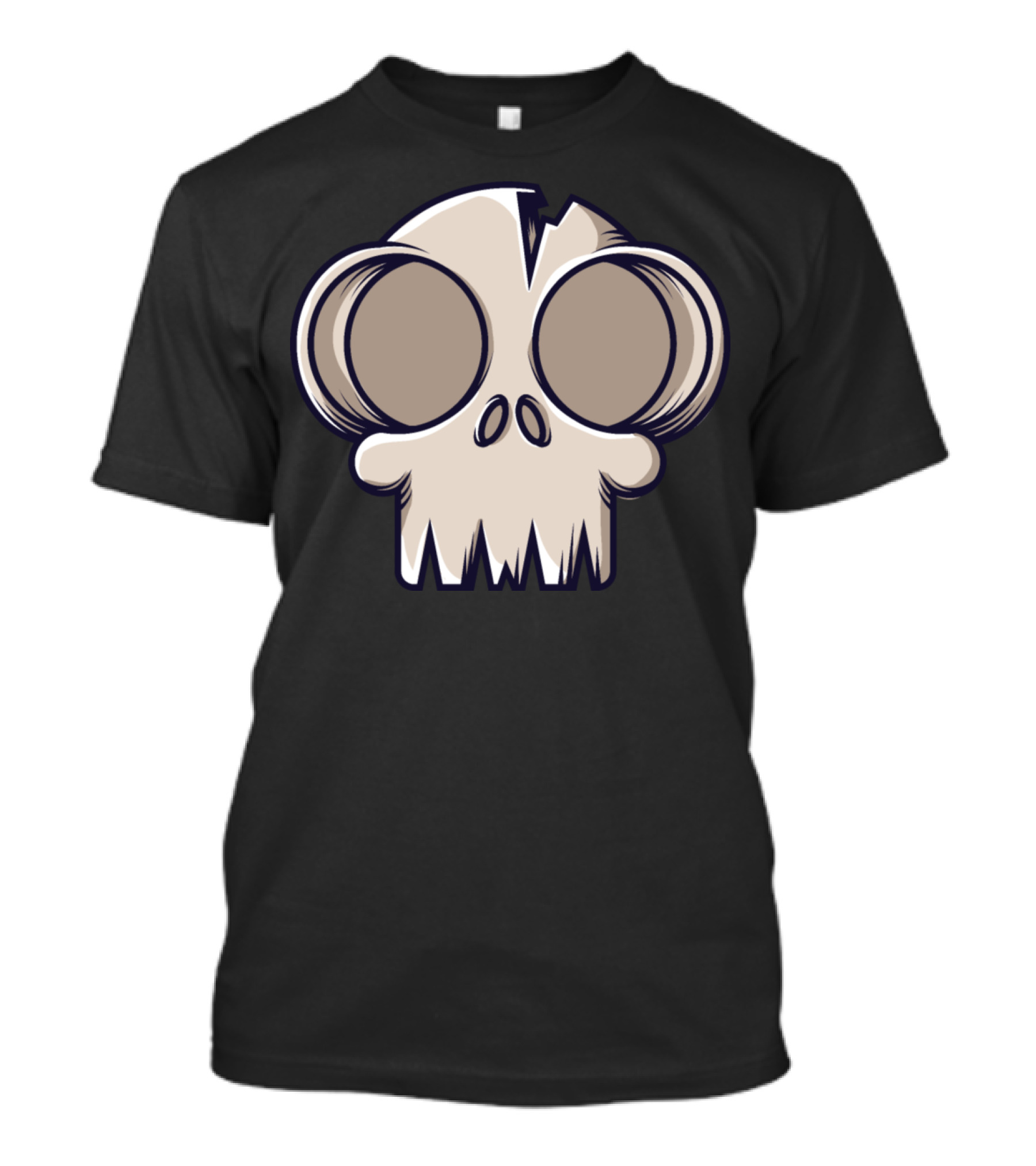 Halloween Cartoon Skull T-Shirt