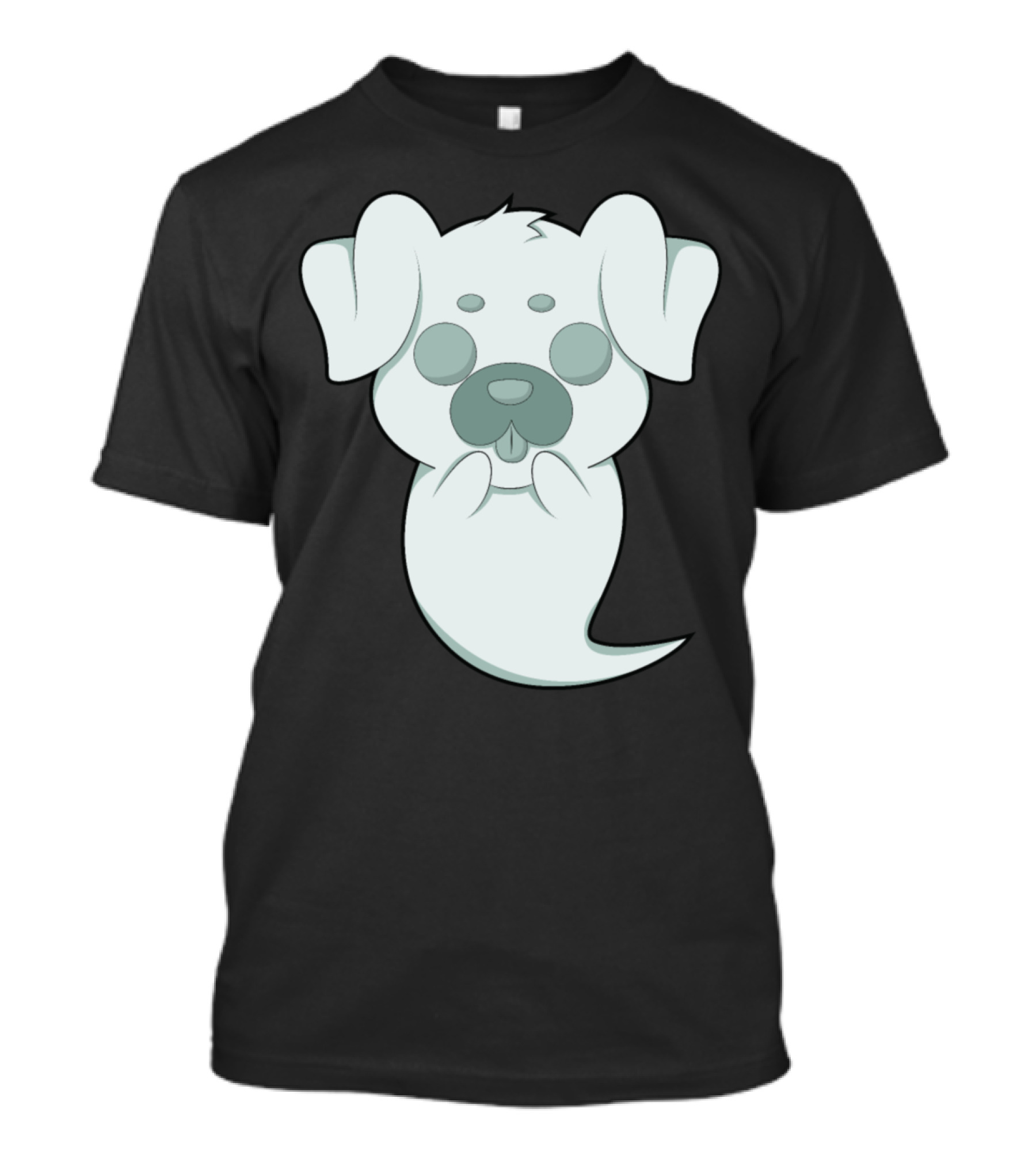 Halloween Ghost Dog Cute Anime T-Shirt