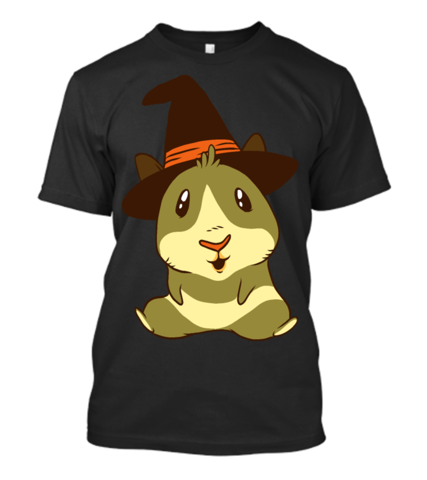 Halloween Witch Hat Guinea Pig T-Shirt