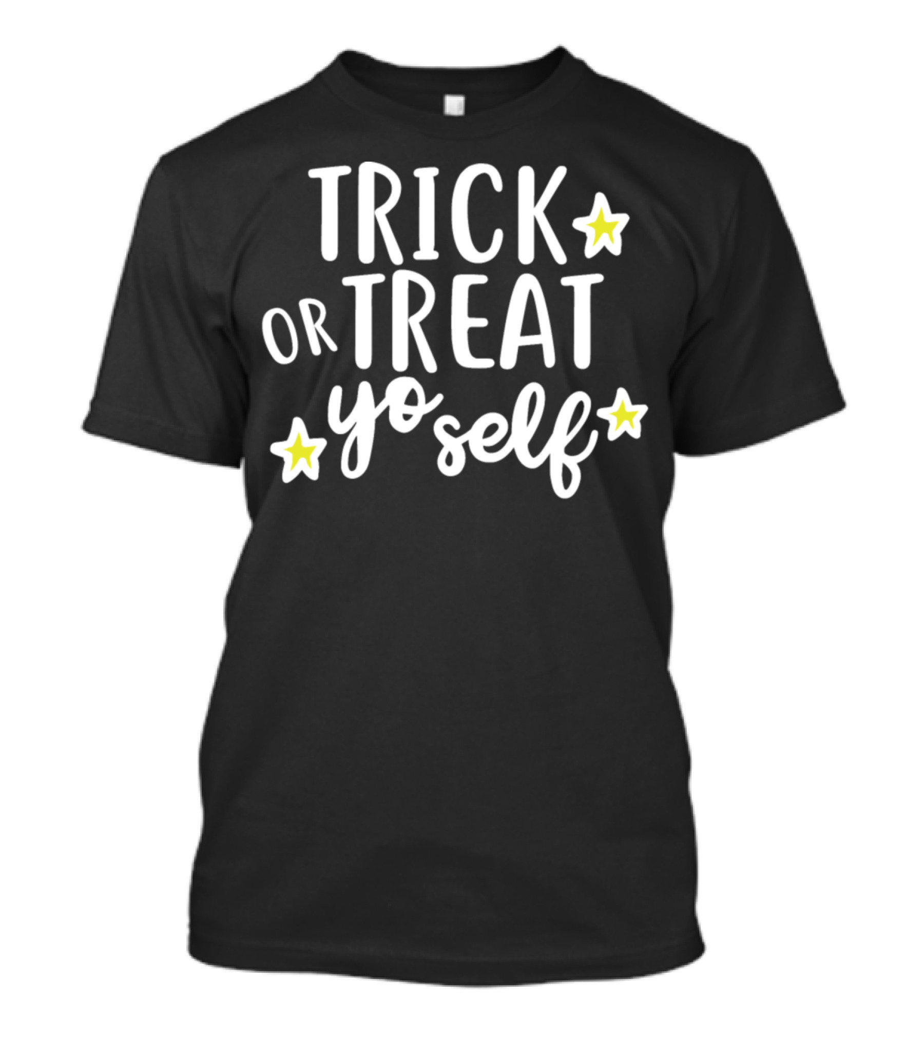 Trick Or Treat Yo Self Halloween Stars T-Shirt