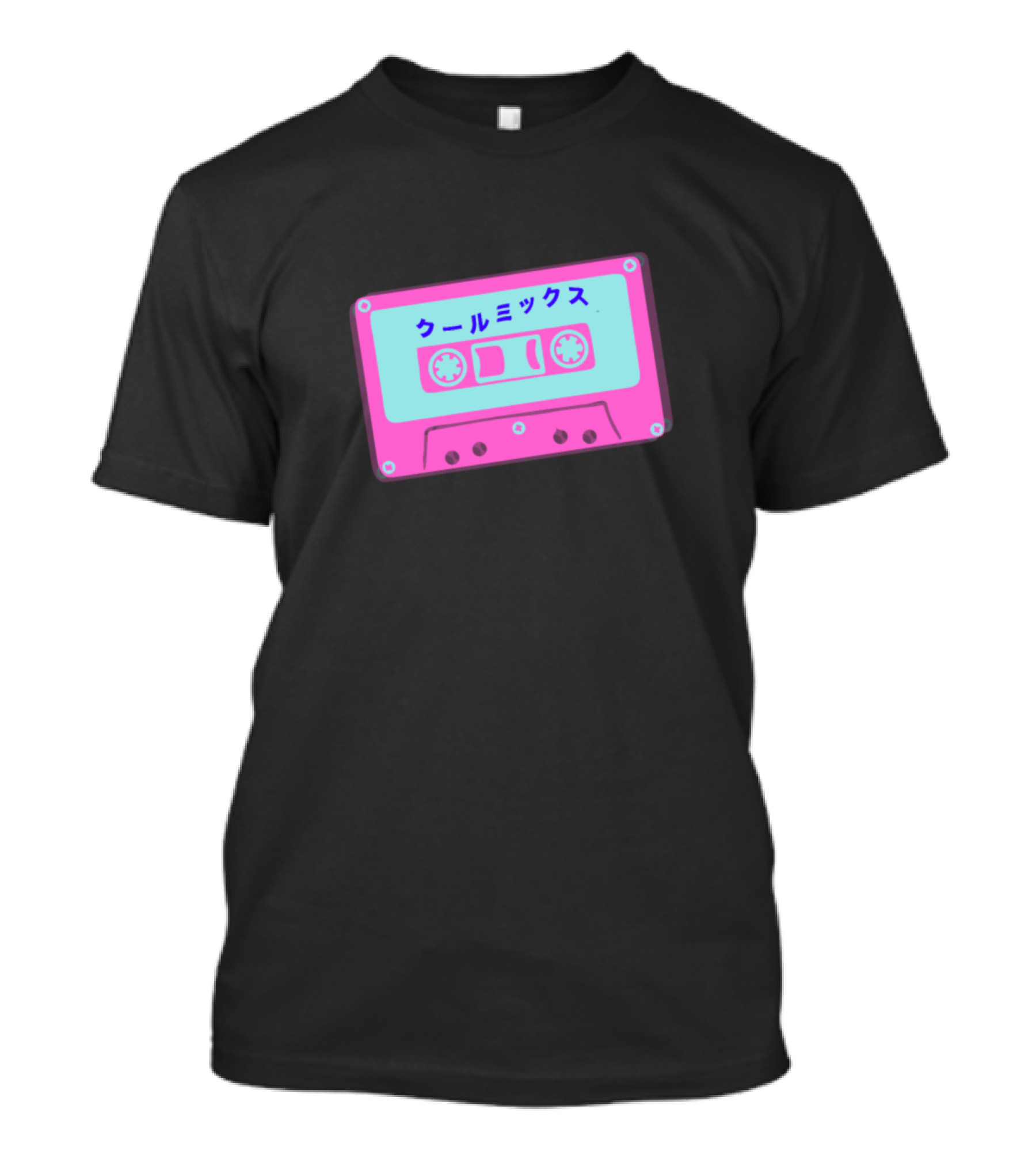 Kawaii Pastel Goth Cool Mix Cartoon Tape Cassette T-Shirt