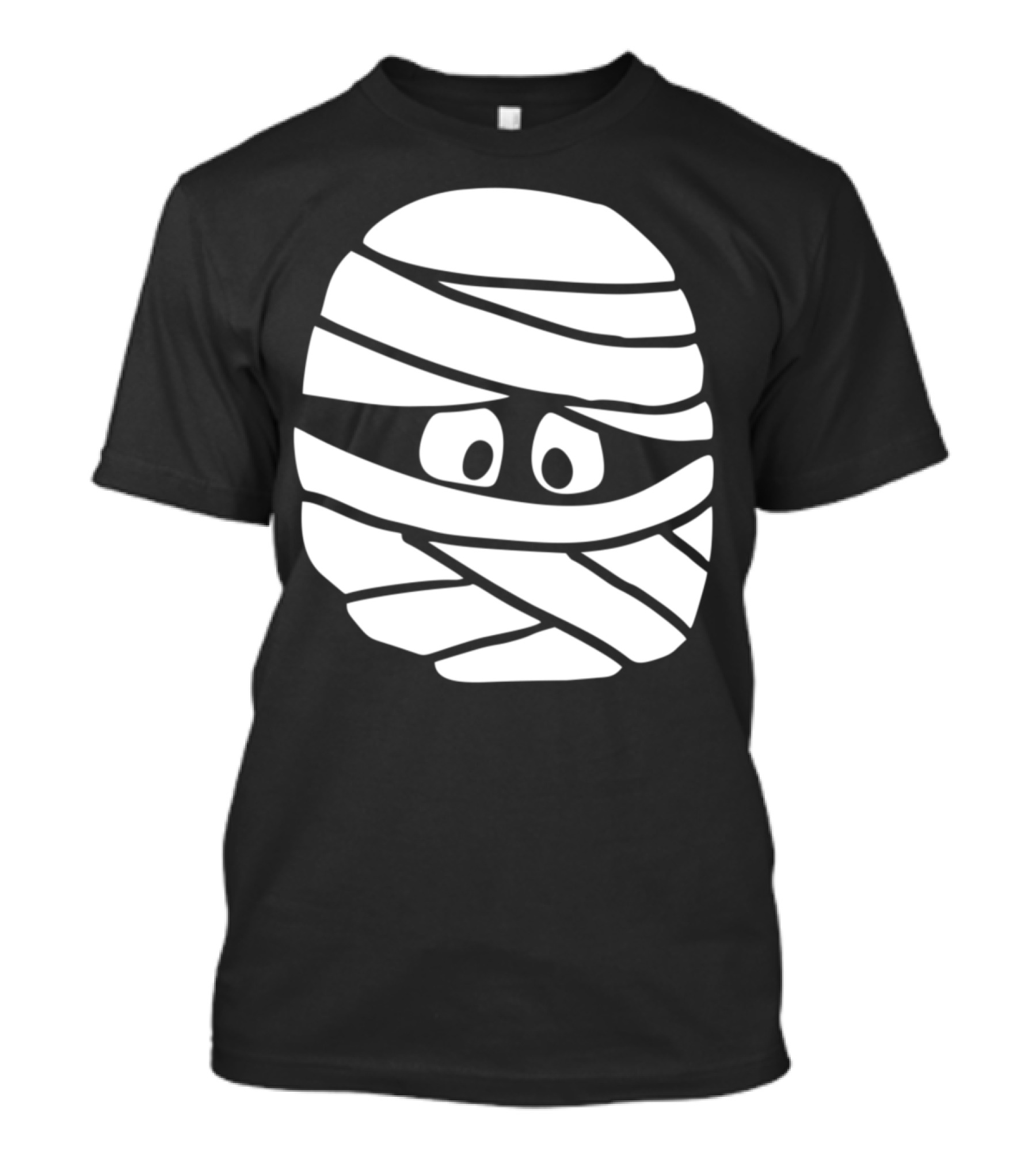 Mummy Face Wrapped Eyes T-Shirt