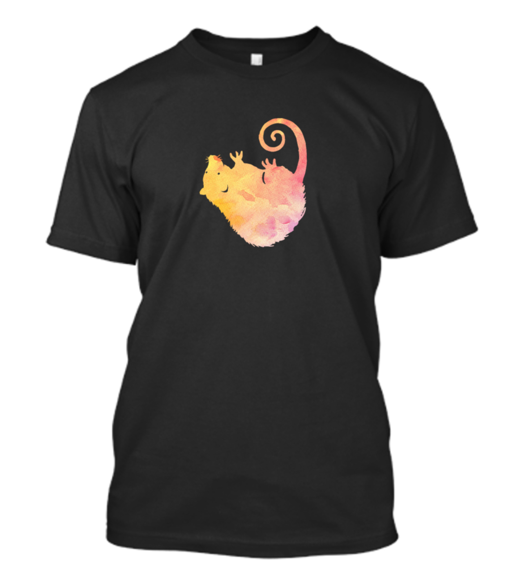 Opossum Colorful Watercolor T-Shirt