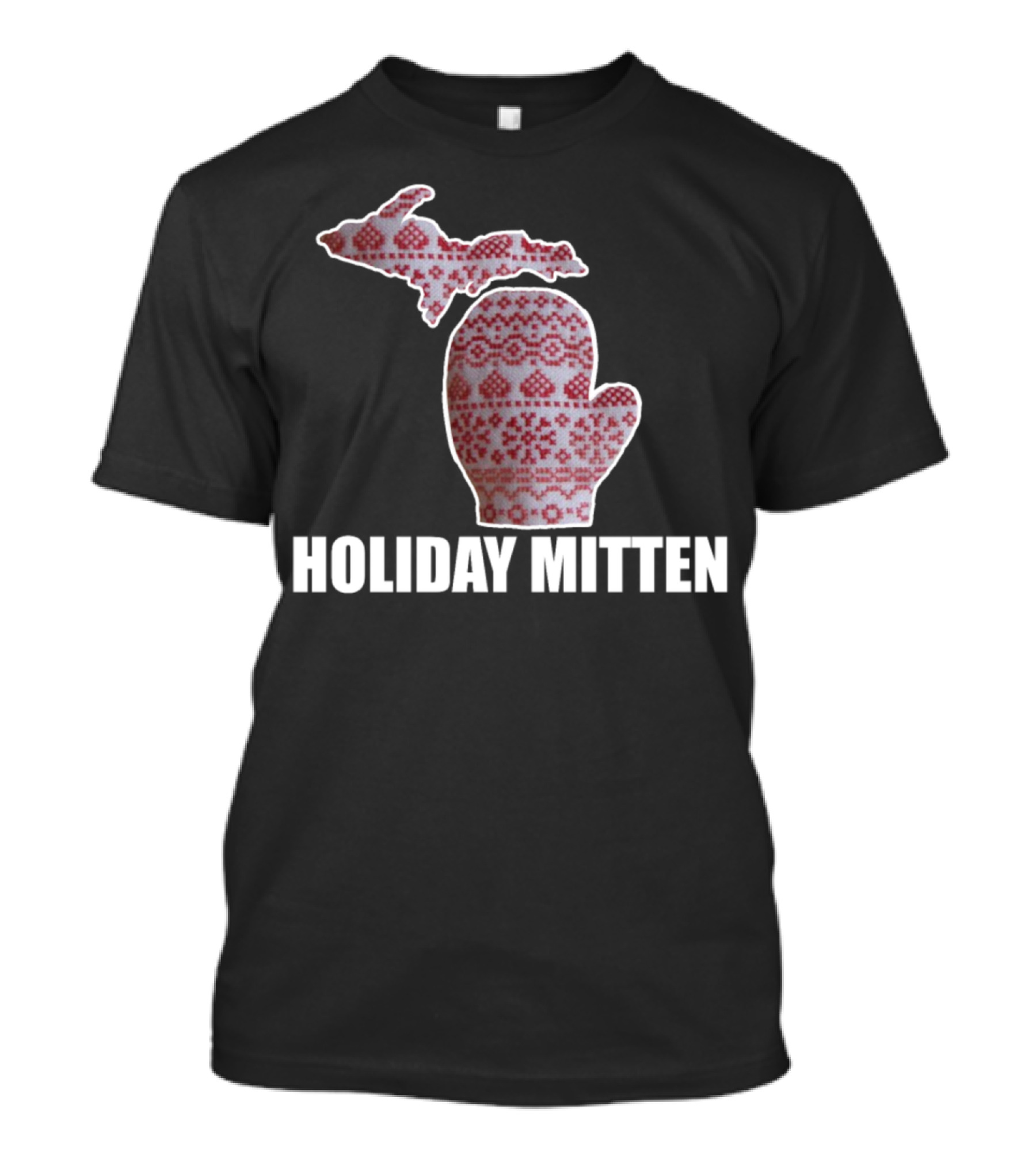 Michigan Holiday Mitten Pattern User Search T-Shirt