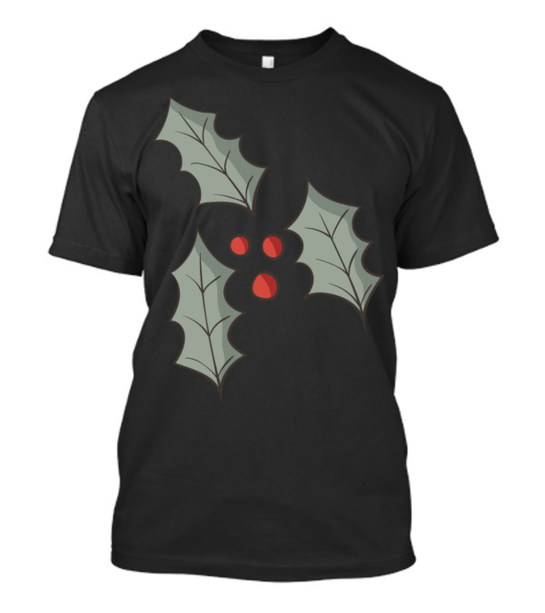 Holly Leaves And Berries T-Shirt