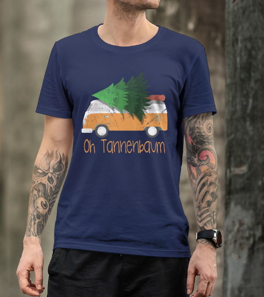 Oh Tannenbaum Christmas Car Conifer T-Shirt