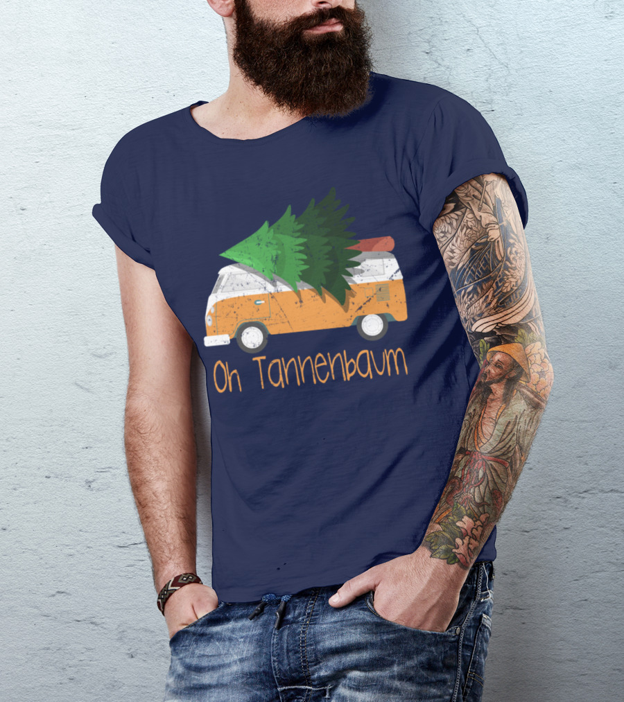 Oh Tannenbaum Christmas Car Conifer T-Shirt