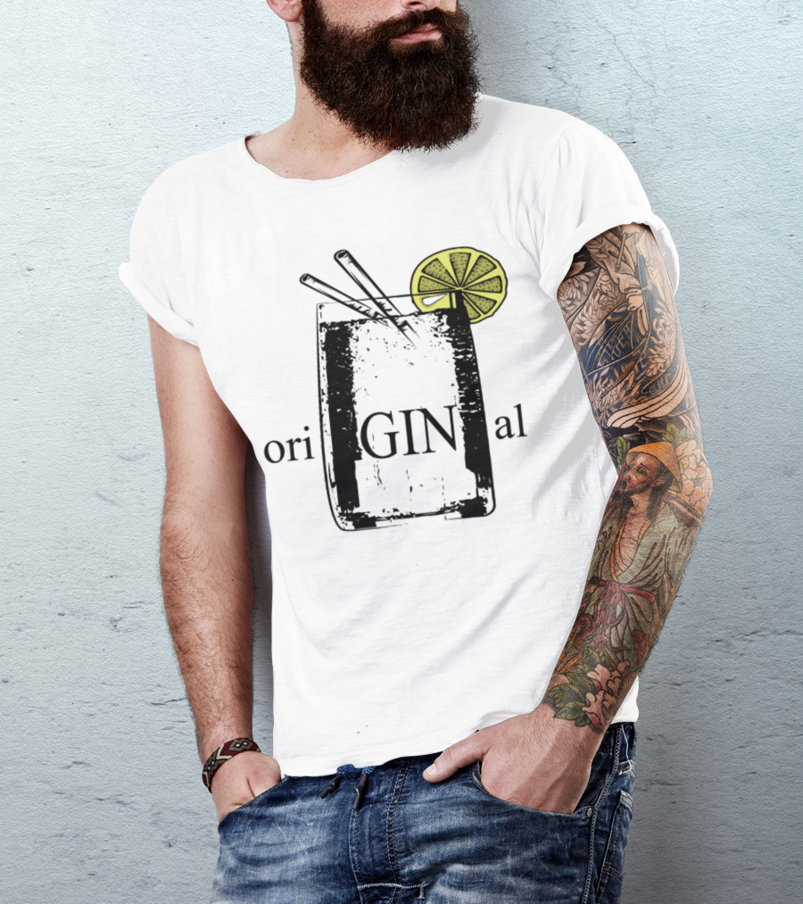 Original Gin Tonic Booze Drinking Bar Tour T-Shirt