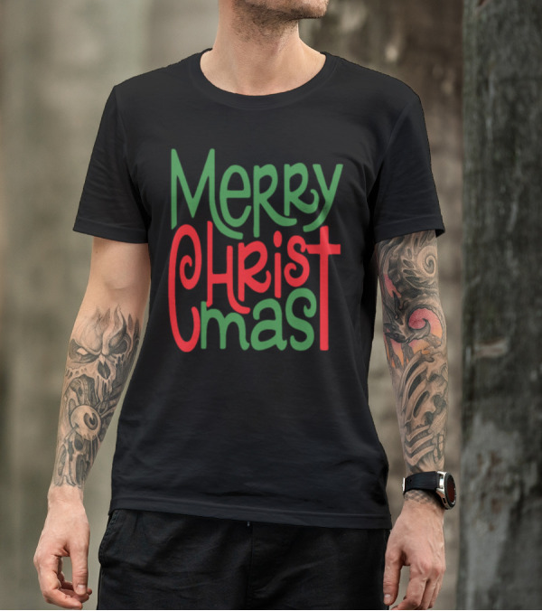 Merry Christmas O Christ-Mast Funny T-Shirt