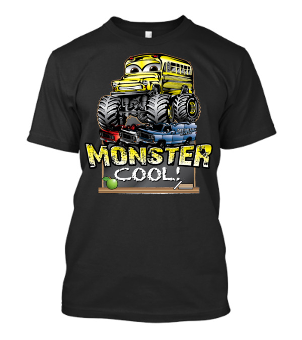 Monster Cool Bus Off-Road Kids T-Shirt