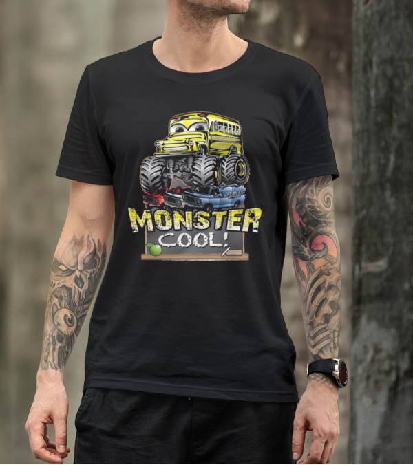 Monster Cool Bus Off-Road Kids T-Shirt