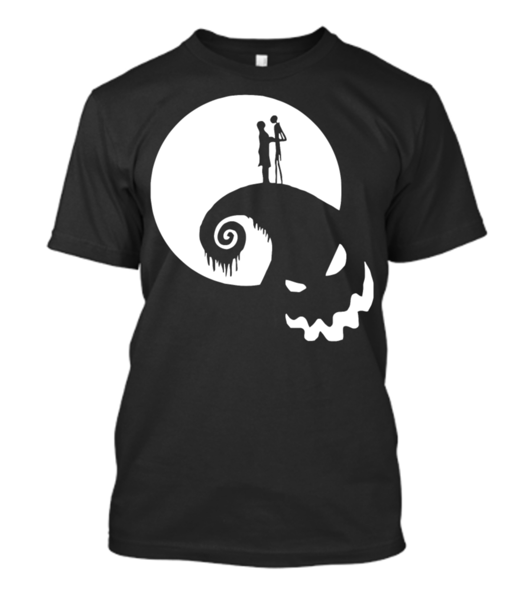Nightmare Before Christmas Full Moon Spiral Hill T-Shirt