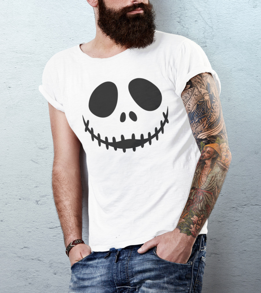 Nightmare Before Christmas Jack Skellington Face T-Shirt