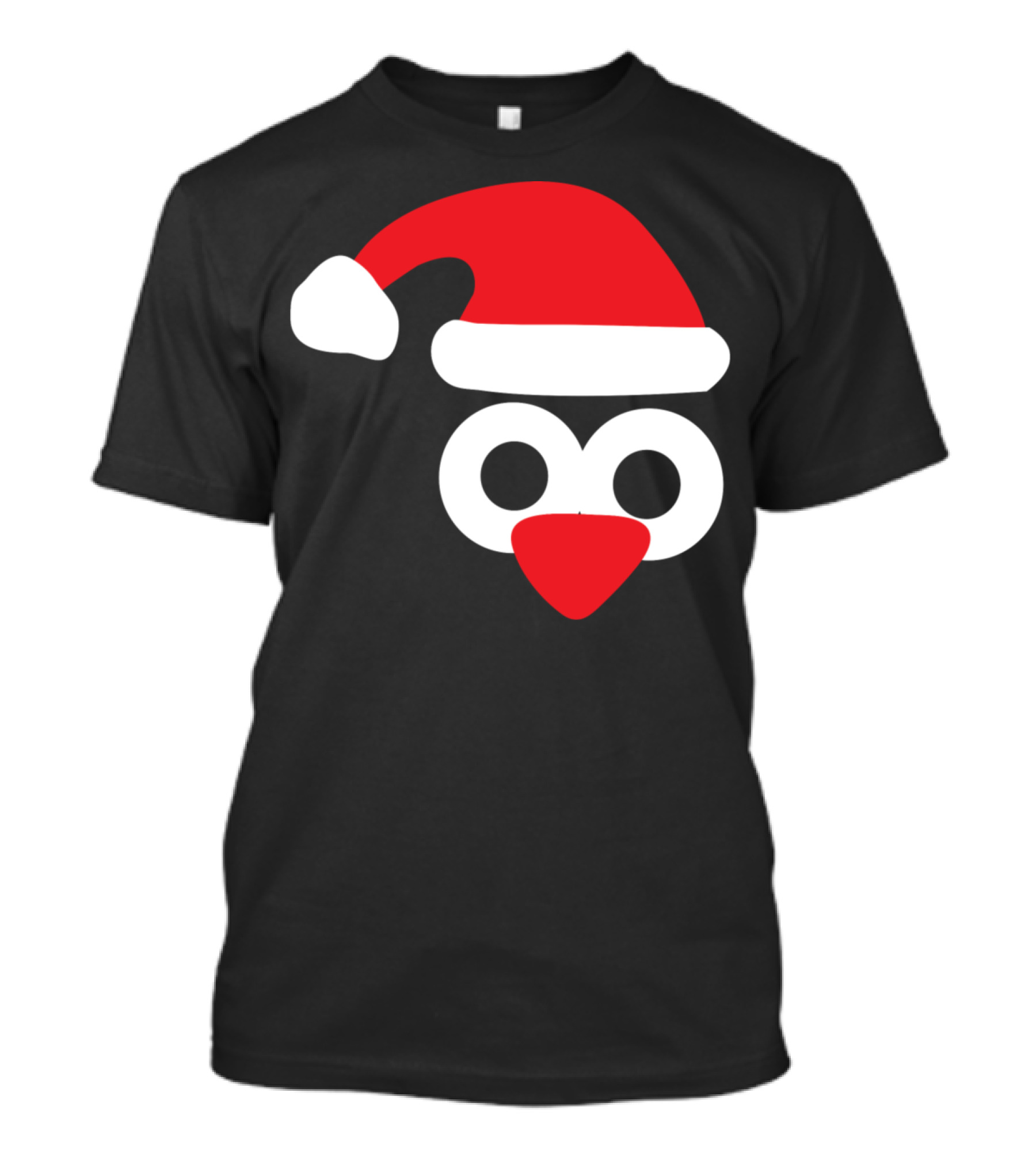 Penguine Santa Hat Holiday Season T-Shirt