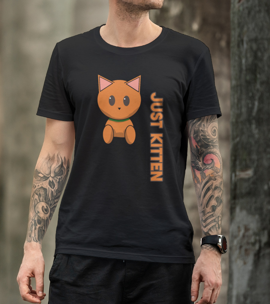 Pocket Cat Ginger Just Kitten T-Shirt
