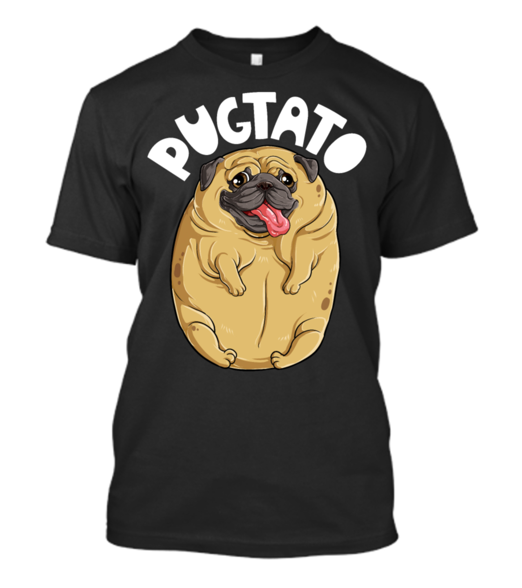 Pugtato Cute Pug Potato Dog Lovers T-Shirt