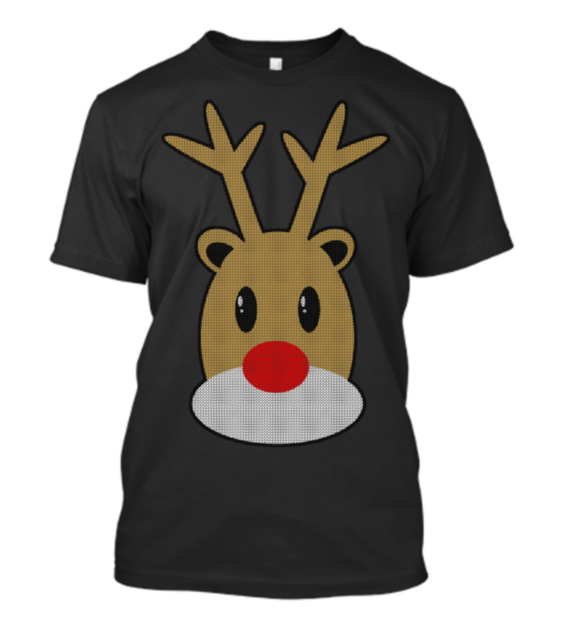 Reindeer Rudolph Red Nose Christmas Present Children T-Shirt