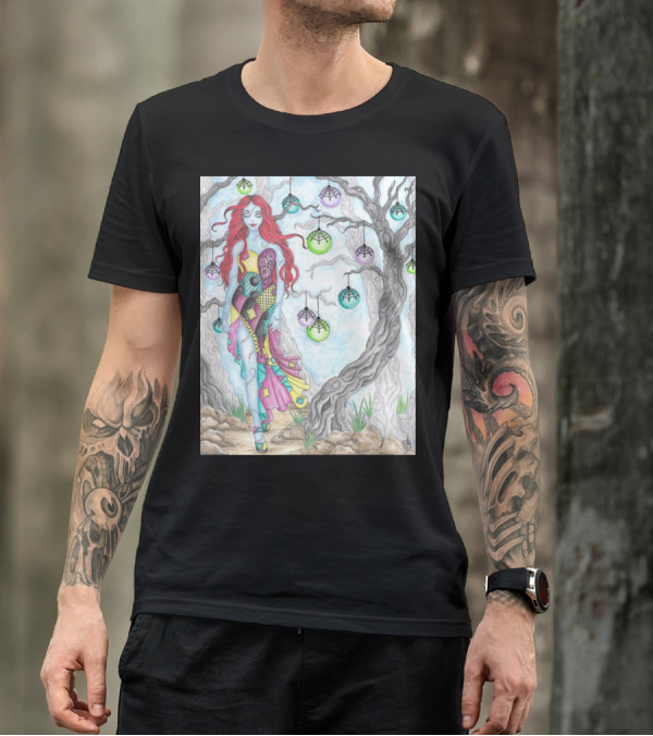Sally Nightmare Before Christmas Fantasy Scene T-Shirt