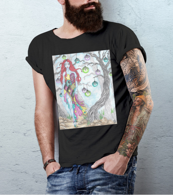 Sally Nightmare Before Christmas Fantasy Scene T-Shirt
